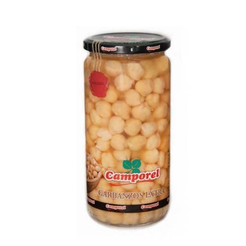 Garbanzo cocido al natural Camporel 720 ml. conservas vegetales